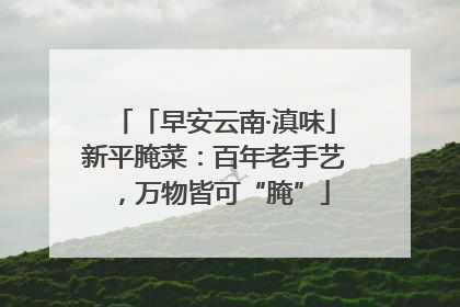 「早安云南·滇味」新平腌菜：百年老手艺，万物皆可“腌”