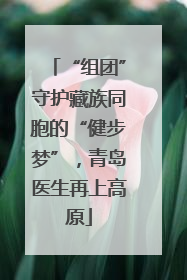 “组团”守护藏族同胞的“健步梦”，青岛医生再上高原