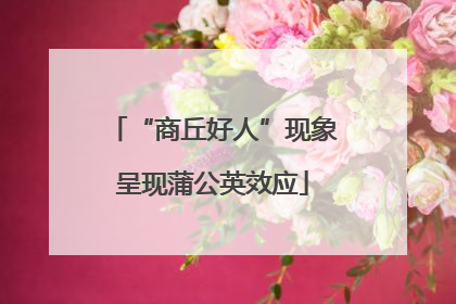 “商丘好人”现象呈现蒲公英效应