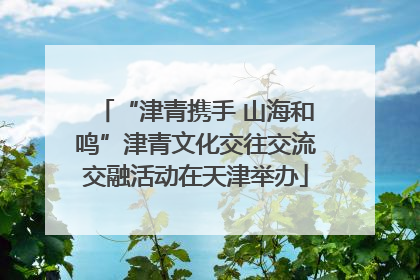 “津青携手 山海和鸣”津青文化交往交流交融活动在天津举办