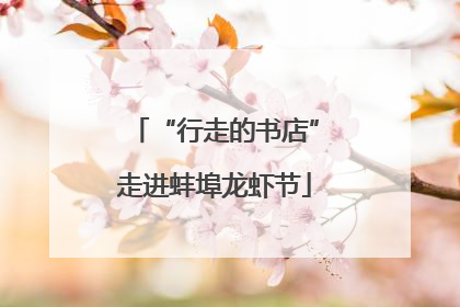 “行走的书店”走进蚌埠龙虾节