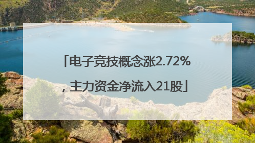 电子竞技概念涨2.72%，主力资金净流入21股