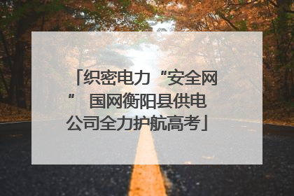 织密电力“安全网” 国网衡阳县供电公司全力护航高考