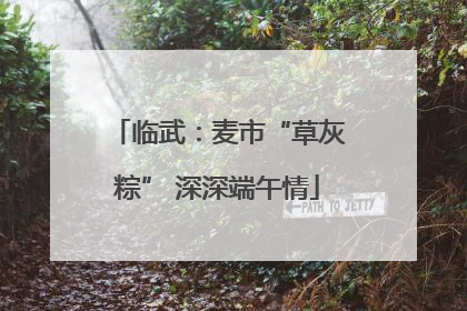 临武：麦市“草灰粽” 深深端午情
