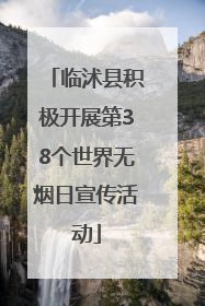 临沭县积极开展第38个世界无烟日宣传活动