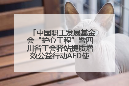 中国职工发展基金会“护心工程”暨四川省工会驿站提质增效公益行动AED使用培训在达州举行
