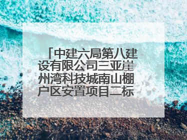 中建六局第八建设有限公司三亚崖州湾科技城南山棚户区安置项目二标段顺利通过第一次主体结构验收