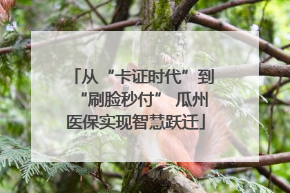 从“卡证时代”到“刷脸秒付” 瓜州医保实现智慧跃迁