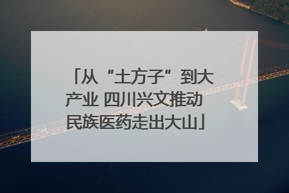 从“土方子”到大产业 四川兴文推动民族医药走出大山