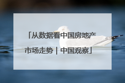 从数据看中国房地产市场走势｜中国观察