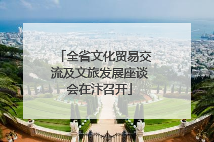 全省文化贸易交流及文旅发展座谈会在汴召开