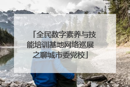 全民数字素养与技能培训基地网络巡展之聊城市委党校