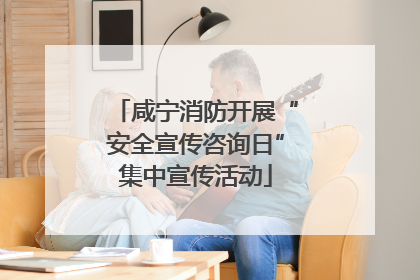 咸宁消防开展“安全宣传咨询日”集中宣传活动