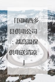 国网西乡县供电公司：战高温保供电送清凉