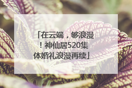 在云端，够浪漫！神仙居520集体婚礼浪漫再续