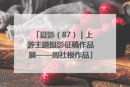 夏影（87）｜上游主题摄影征稿作品展——周社根作品