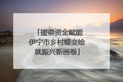 援疆资金赋能 伊宁市乡村蝶变绘就振兴新画卷