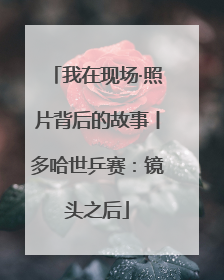 我在现场·照片背后的故事丨多哈世乒赛：镜头之后