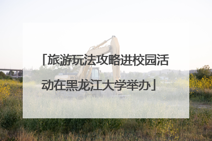 旅游玩法攻略进校园活动在黑龙江大学举办