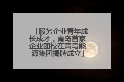 服务企业青年成长成才，青岛首家企业团校在青岛能源集团揭牌成立