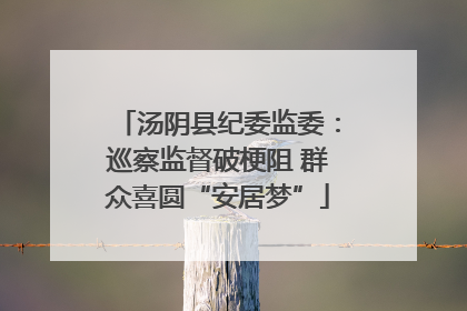 汤阴县纪委监委：巡察监督破梗阻 群众喜圆“安居梦”