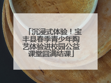 沉浸式体验！宝丰县春季青少年陶艺体验进校园公益课堂圆满结课
