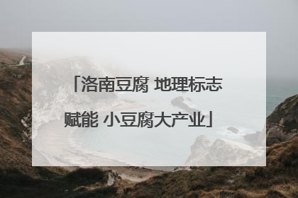 洛南豆腐 地理标志赋能 小豆腐大产业