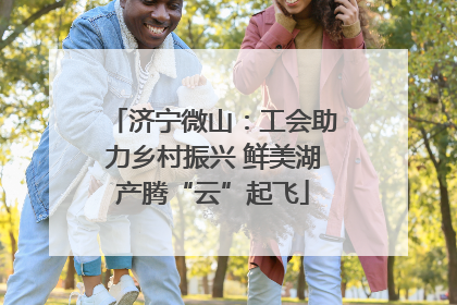 济宁微山：工会助力乡村振兴 鲜美湖产腾“云”起飞