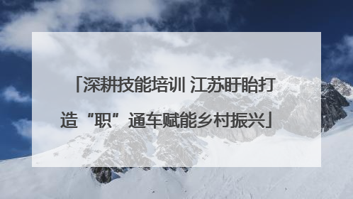 深耕技能培训 江苏盱眙打造“职”通车赋能乡村振兴