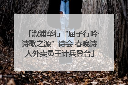 溆浦举行“屈子行吟·诗歌之源”诗会 春晚诗人外卖员王计兵登台