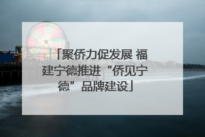 聚侨力促发展 福建宁德推进“侨见宁德”品牌建设