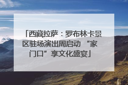西藏拉萨：罗布林卡景区驻场演出周启动 “家门口”享文化盛宴