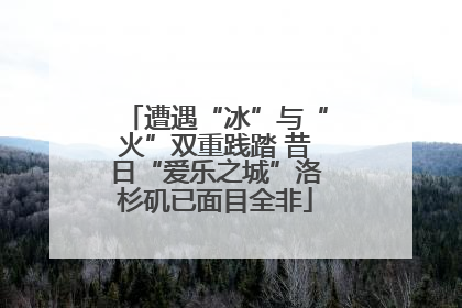 遭遇“冰”与“火”双重践踏 昔日“爱乐之城”洛杉矶已面目全非