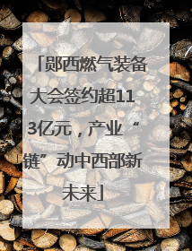 郧西燃气装备大会签约超113亿元，产业“链”动中西部新未来