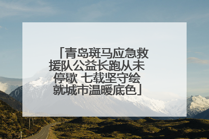 青岛斑马应急救援队公益长跑从未停歇 七载坚守绘就城市温暖底色