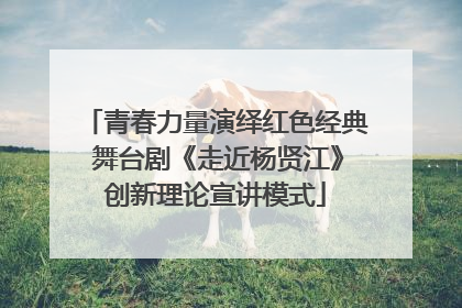 青春力量演绎红色经典 舞台剧《走近杨贤江》创新理论宣讲模式