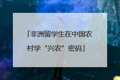 非洲留学生在中国农村学“兴农”密码