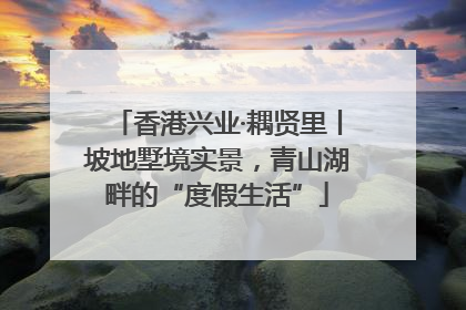 香港兴业·耦贤里丨坡地墅境实景，青山湖畔的“度假生活”