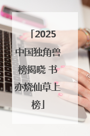 2025中国独角兽榜揭晓 书亦烧仙草上榜