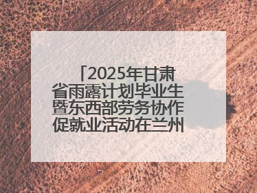 2025年甘肃省雨露计划毕业生暨东西部劳务协作促就业活动在兰州新区举办