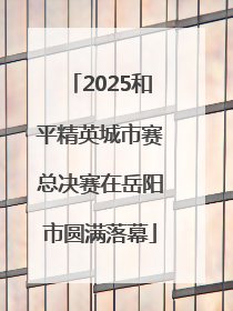 2025和平精英城市赛总决赛在岳阳市圆满落幕