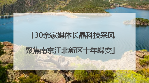30余家媒体长晶科技采风 聚焦南京江北新区十年蝶变
